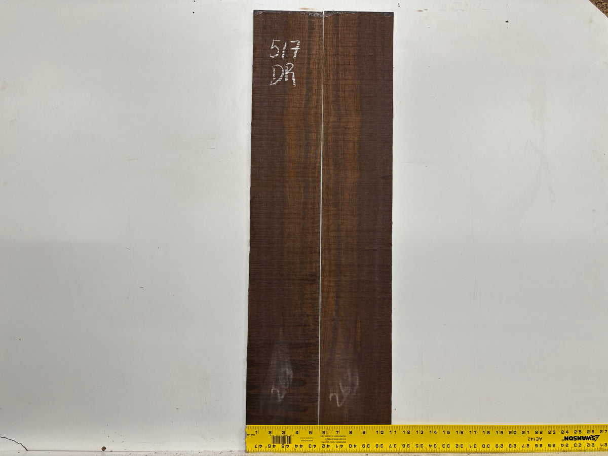 Indian Laurel Dreadnought Guitar Back and Side Set #517 - Exotic Wood Zone