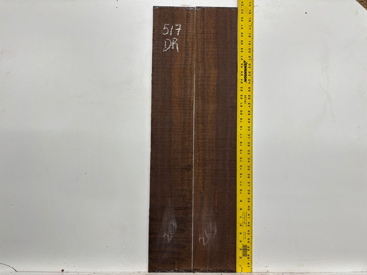 Indian Laurel Dreadnought Guitar Back and Side Set #517 - Exotic Wood Zone