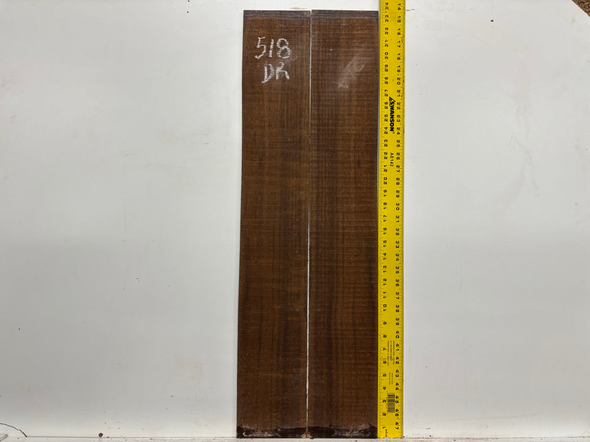 Indian Laurel Dreadnought Guitar Back and Side Set #518 - Exotic Wood Zone