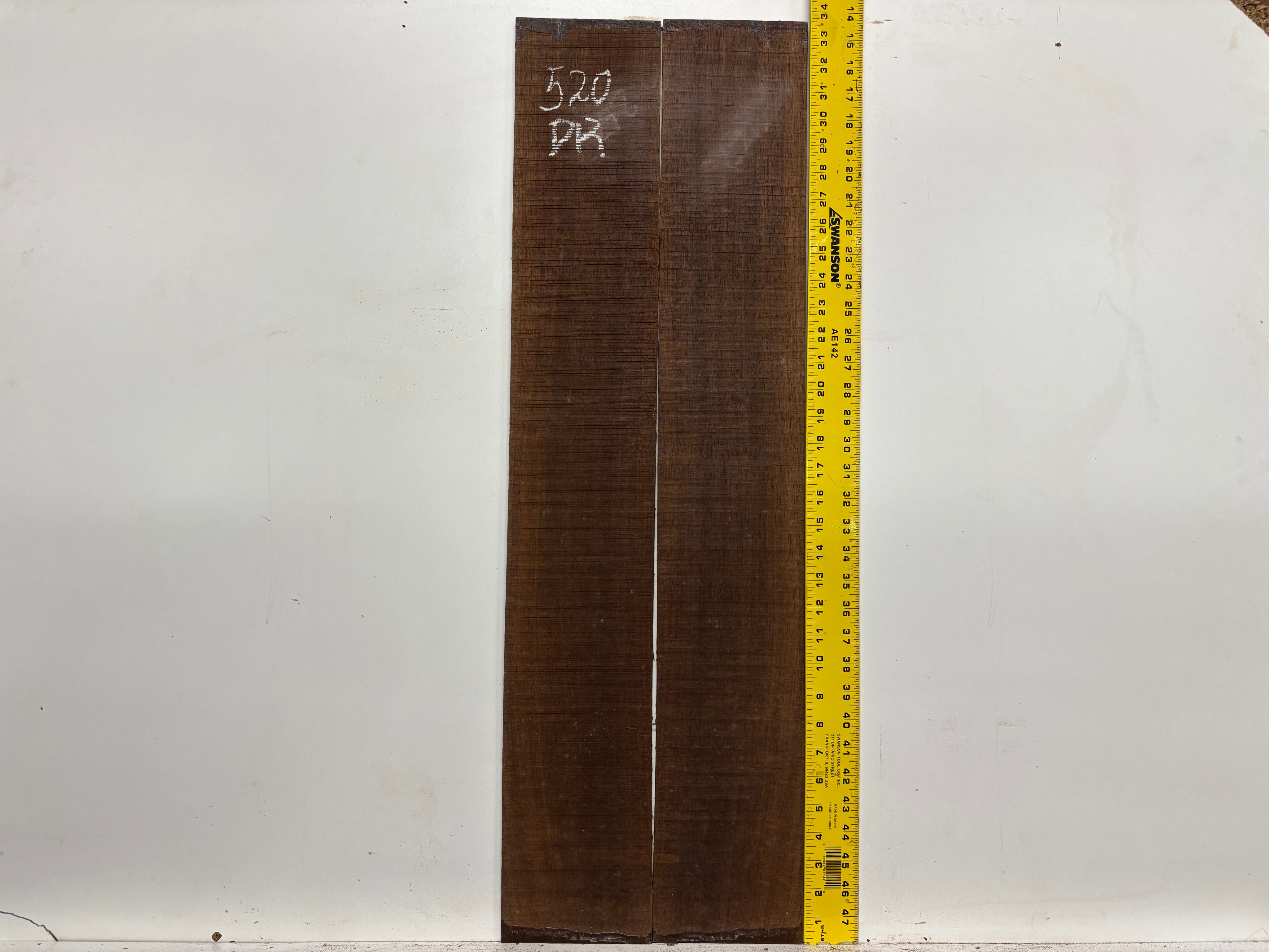 Indian Laurel Dreadnought Guitar Back and Side Set #520 - Exotic Wood Zone