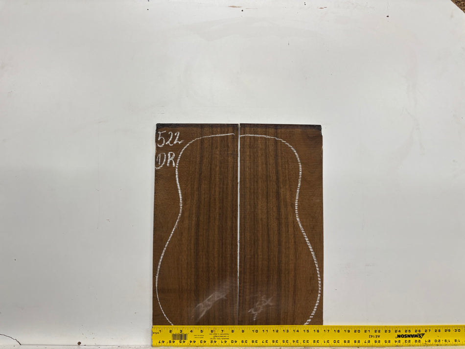 Indian Laurel Dreadnought Guitar Back and Side Set #522 - Exotic Wood Zone