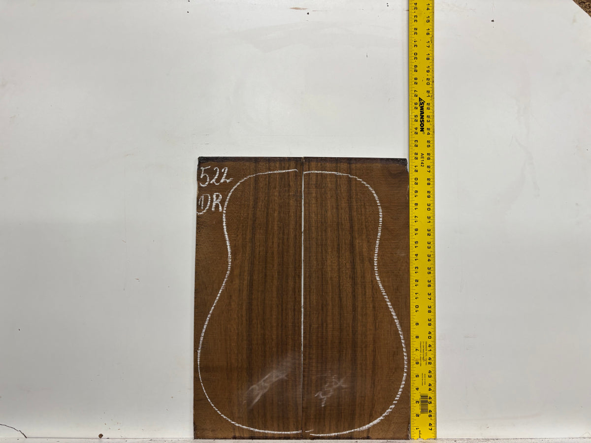 Indian Laurel Dreadnought Guitar Back and Side Set #522 - Exotic Wood Zone