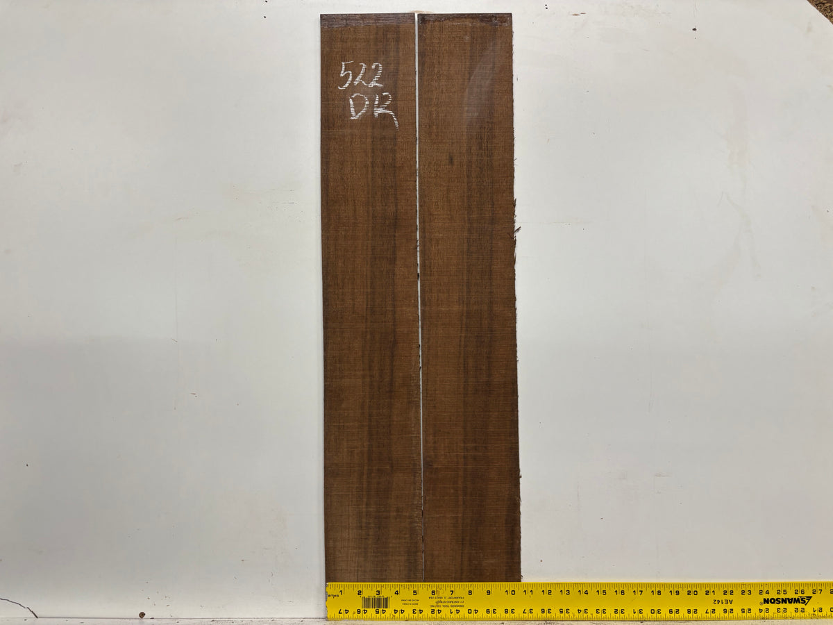 Indian Laurel Dreadnought Guitar Back and Side Set #522 - Exotic Wood Zone