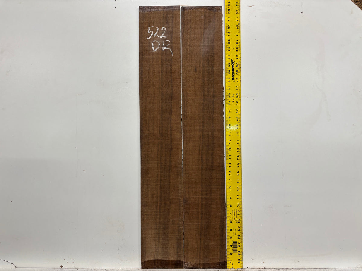 Indian Laurel Dreadnought Guitar Back and Side Set #522 - Exotic Wood Zone