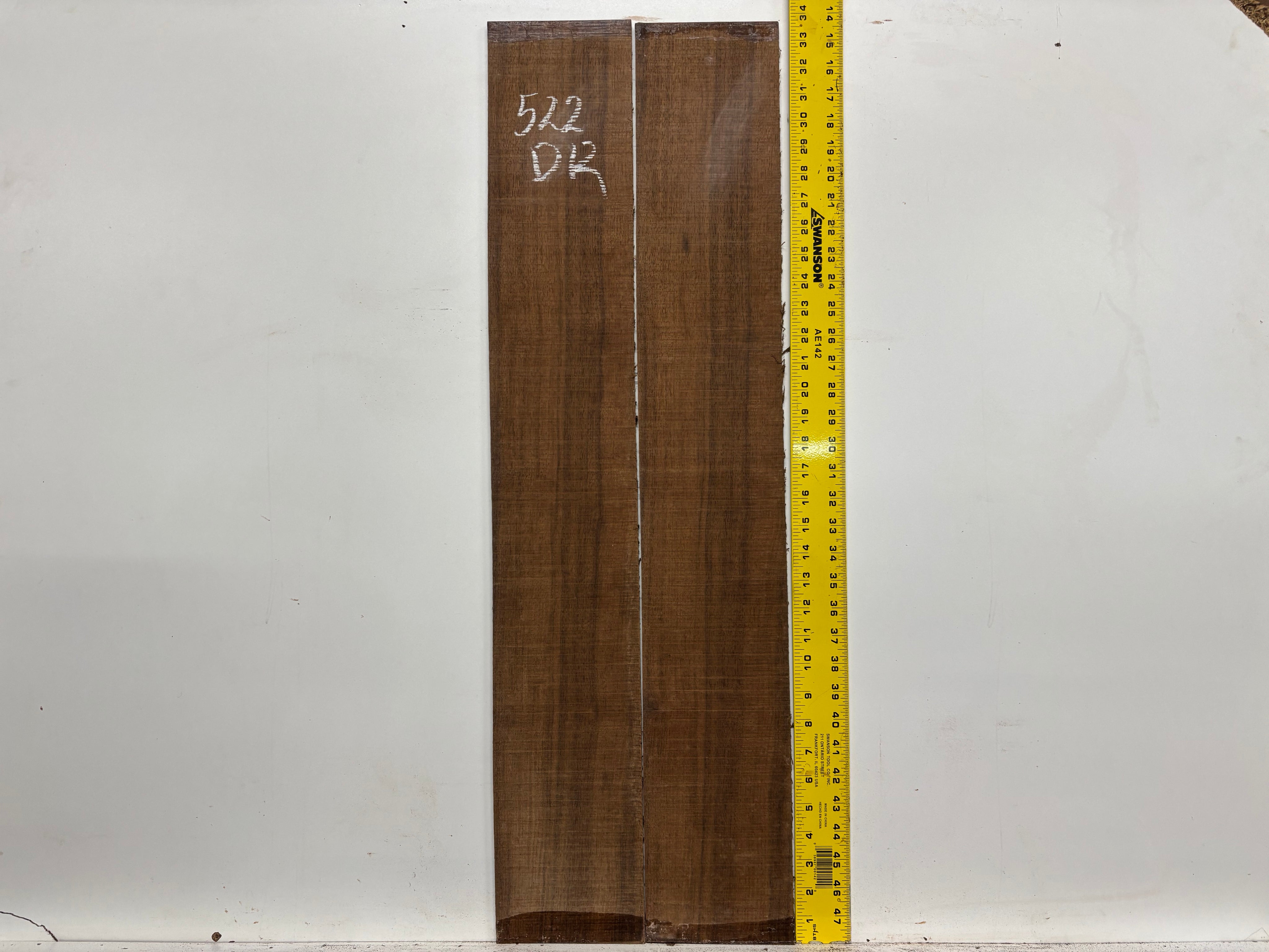 Indian Laurel Dreadnought Guitar Back and Side Set #522 - Exotic Wood Zone