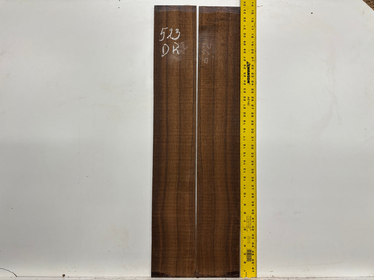 Indian Laurel Dreadnought Guitar Back and Side Set #523 - Exotic Wood Zone