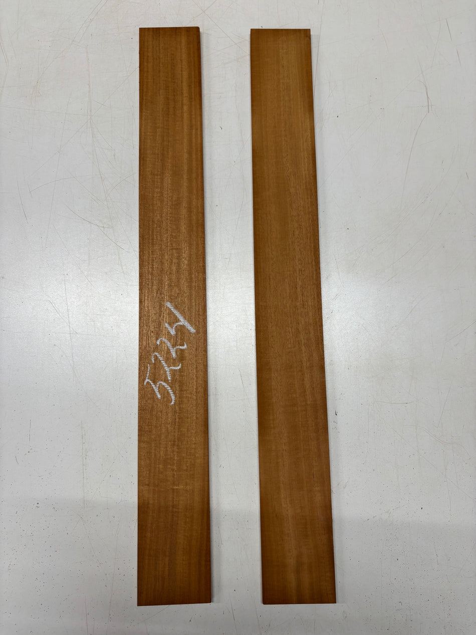 2 Pack, Honduras Mahogany Guitar Bass Blanks 28-1/2"x3-1/4"x3/8" #5224