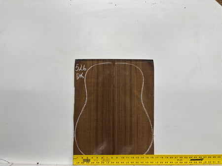Indian Laurel Dreadnought Guitar Back and Side Set #526 - Exotic Wood Zone