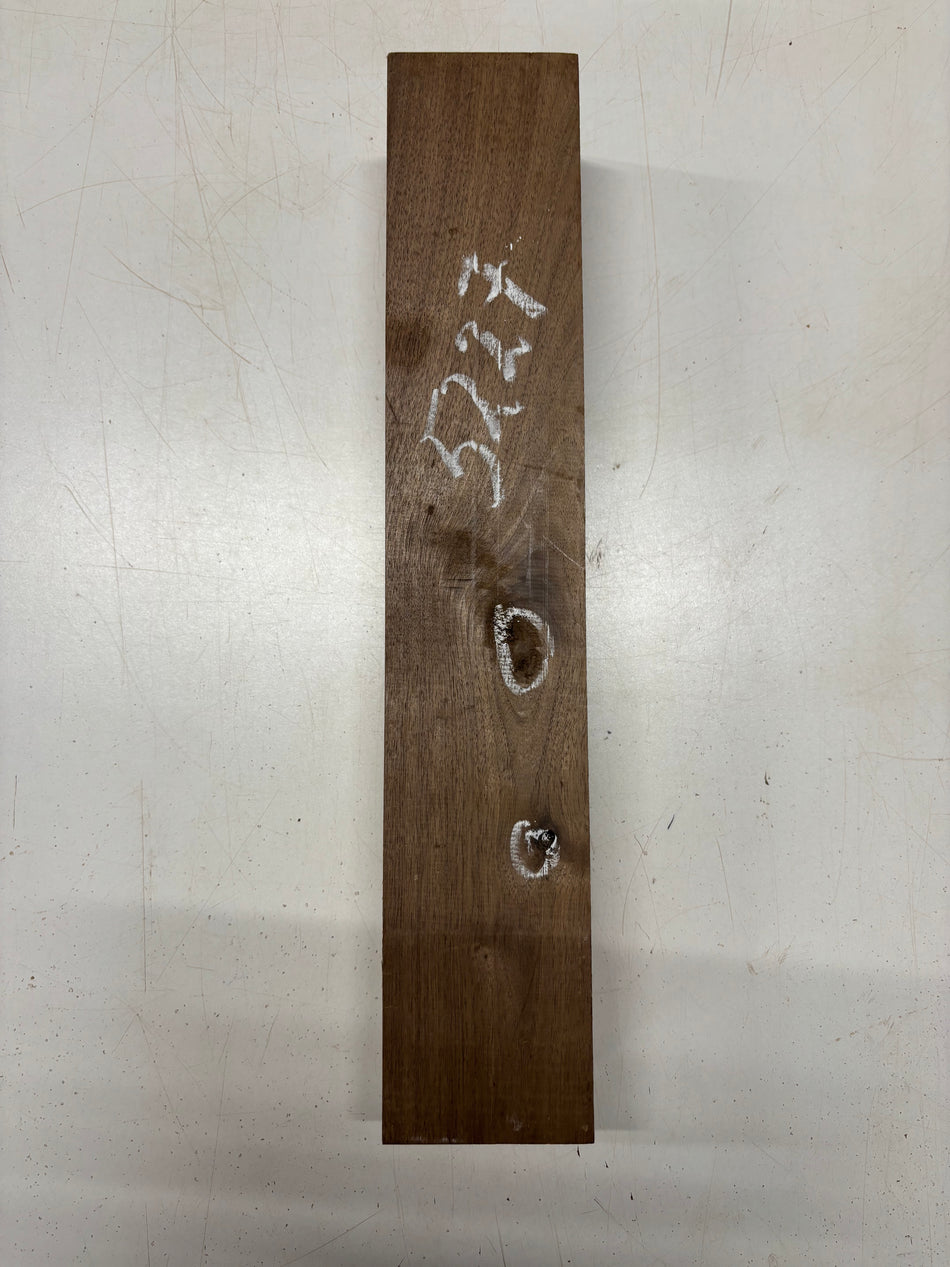 1 Piece, Black Walnut Pepper Mill Blank 18-1/2"x3-3/8"x3" #5227