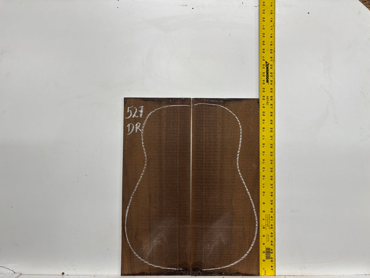 Indian Laurel Dreadnought Guitar Back and Side Set #527 - Exotic Wood Zone