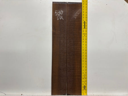 Indian Laurel Dreadnought Guitar Back and Side Set #530 - Exotic Wood Zone