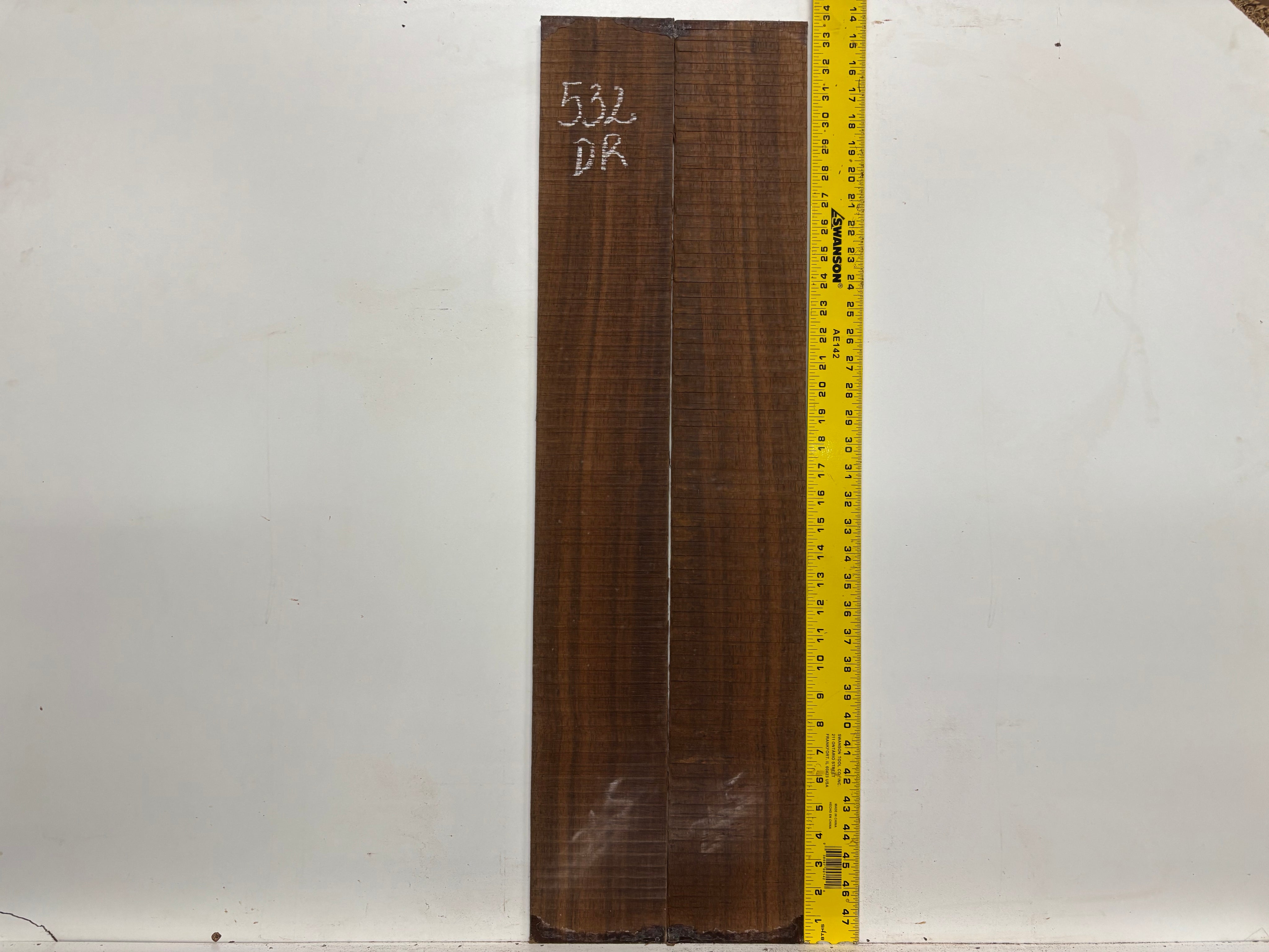 Indian Laurel Dreadnought Guitar Back and Side Set #532 - Exotic Wood Zone