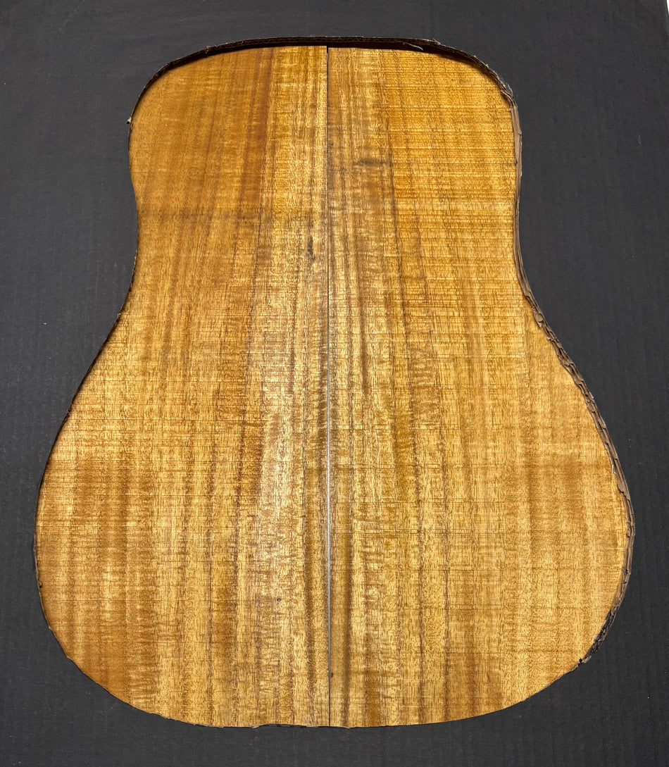 Golden Flame Acacia Dreadnought Guitar Back & Side Set #2020