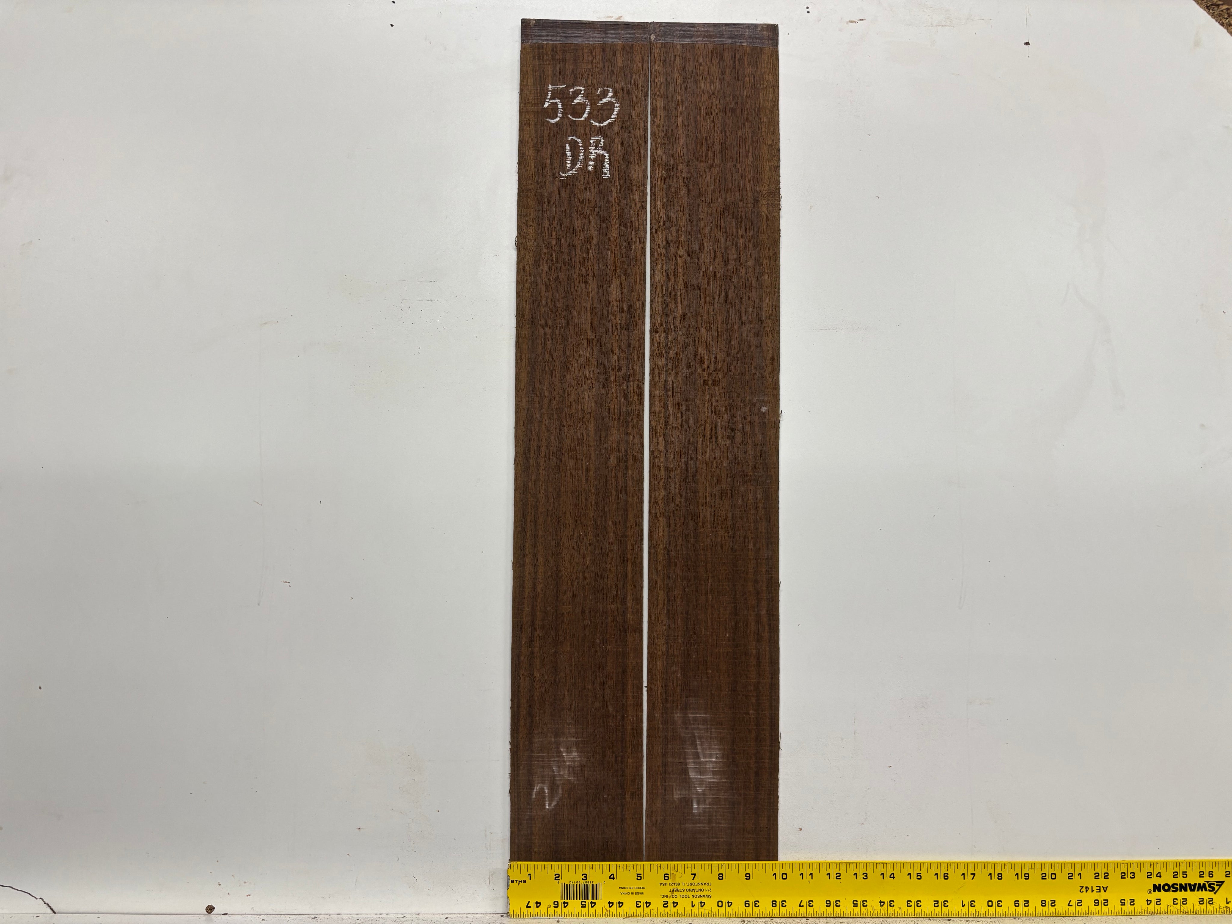 Indian Laurel Dreadnought Guitar Back and Side Set #533 - Exotic Wood Zone
