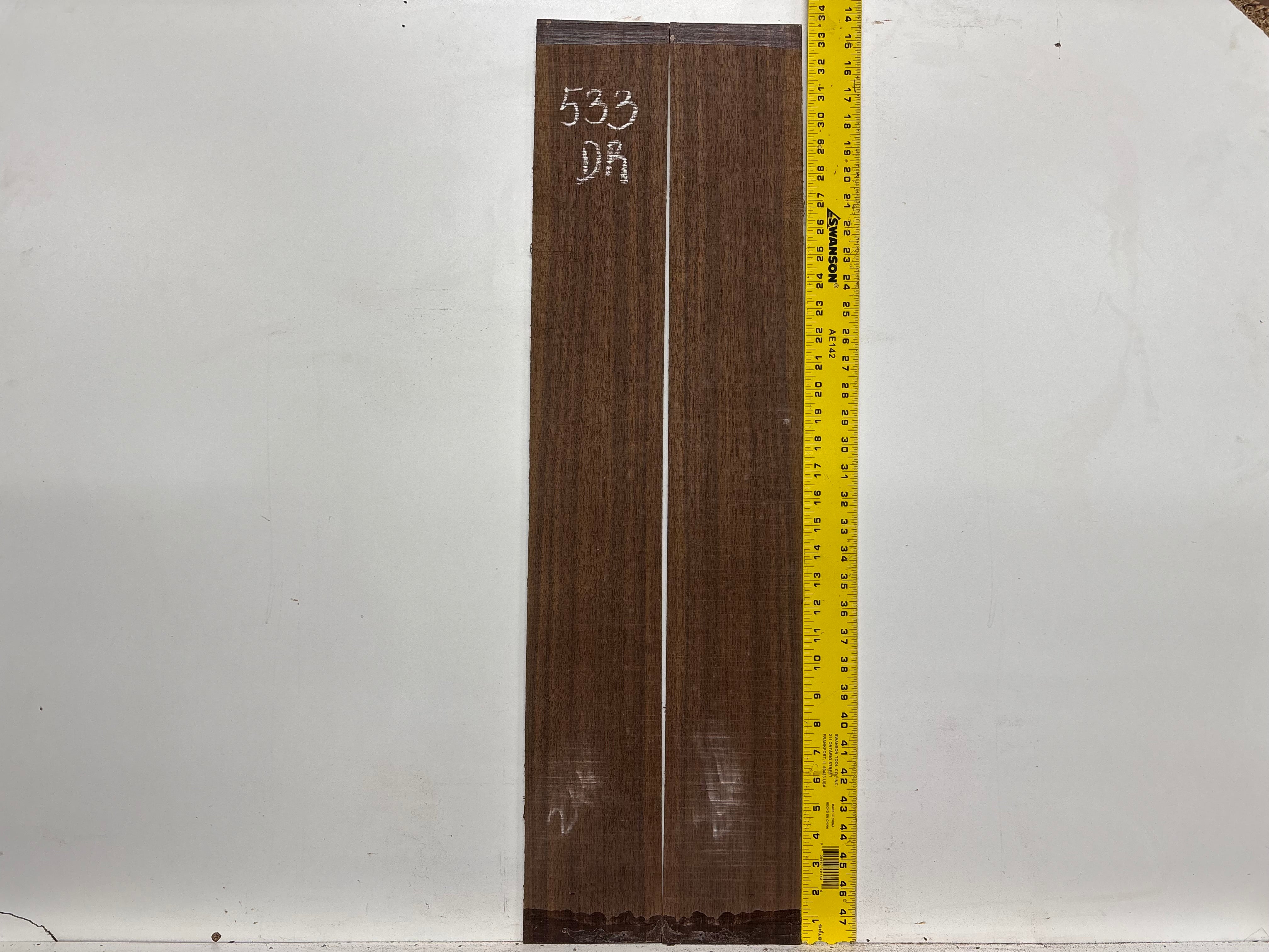 Indian Laurel Dreadnought Guitar Back and Side Set #533 - Exotic Wood Zone