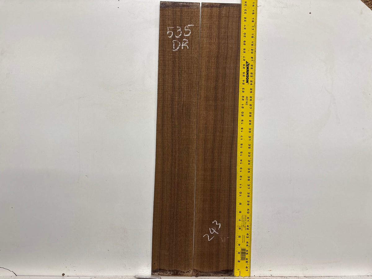 Indian Laurel Dreadnought Guitar Back and Side Set #535 - Exotic Wood Zone