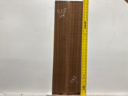 Indian Laurel Dreadnought Guitar Back and Side Set #535 - Exotic Wood Zone
