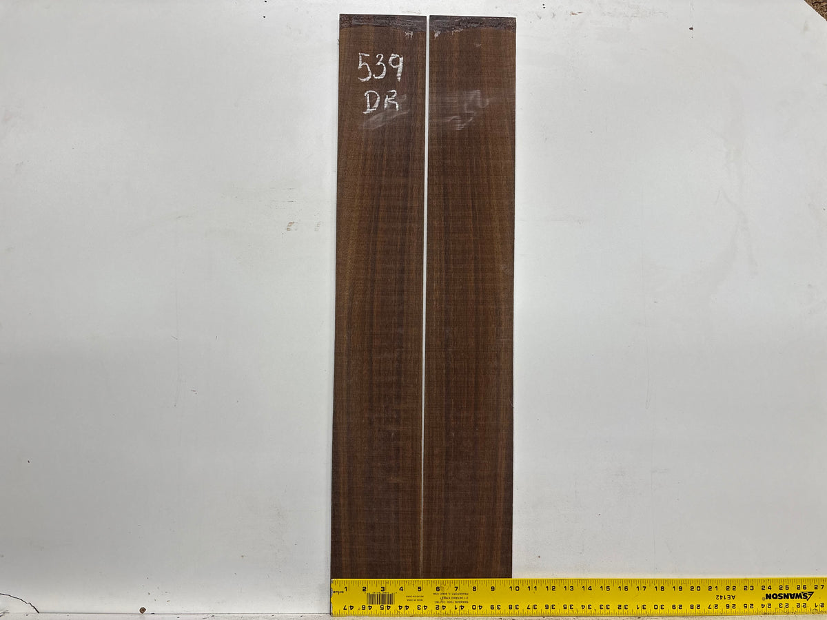 Indian Laurel Dreadnought Guitar Back and Side Set #539 - Exotic Wood Zone