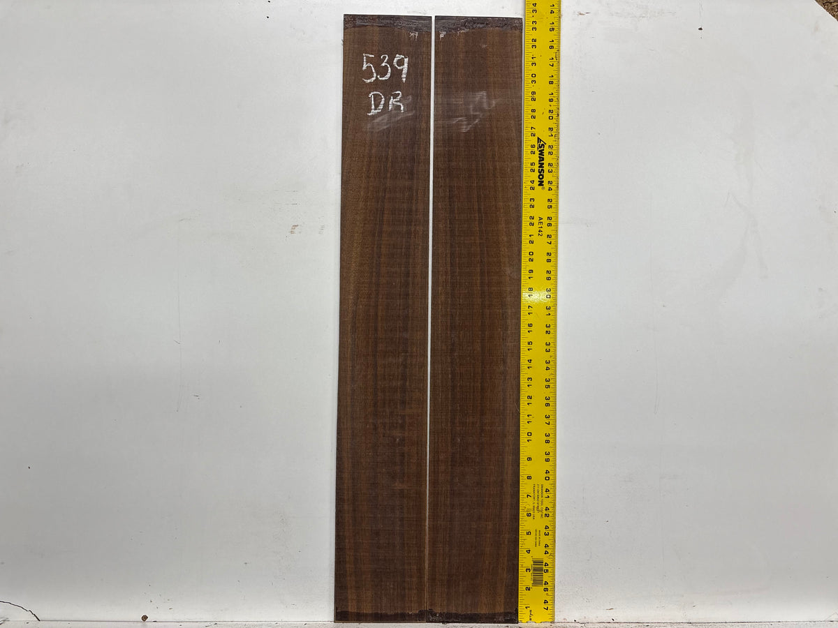 Indian Laurel Dreadnought Guitar Back and Side Set #539 - Exotic Wood Zone