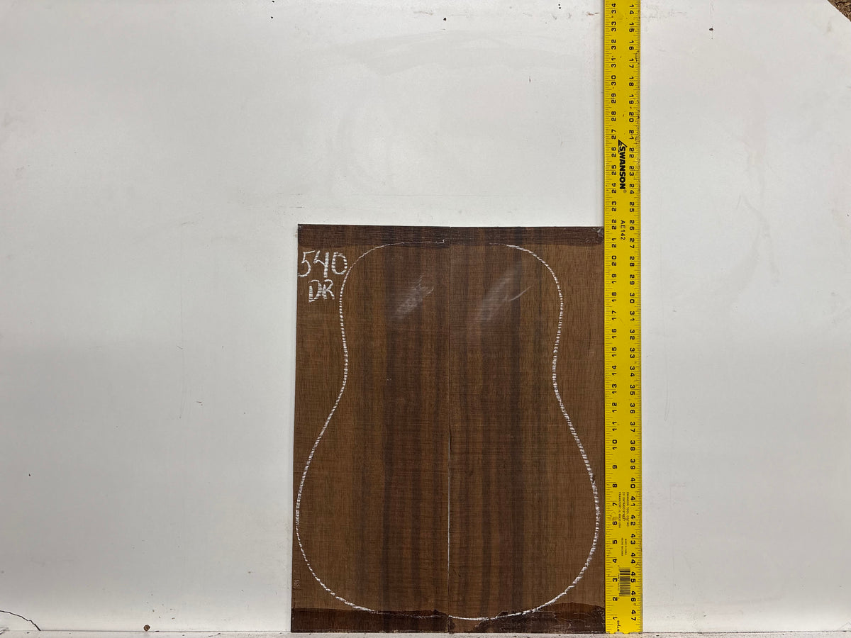 Indian Laurel Dreadnought Guitar Back and Side Set #540 - Exotic Wood Zone
