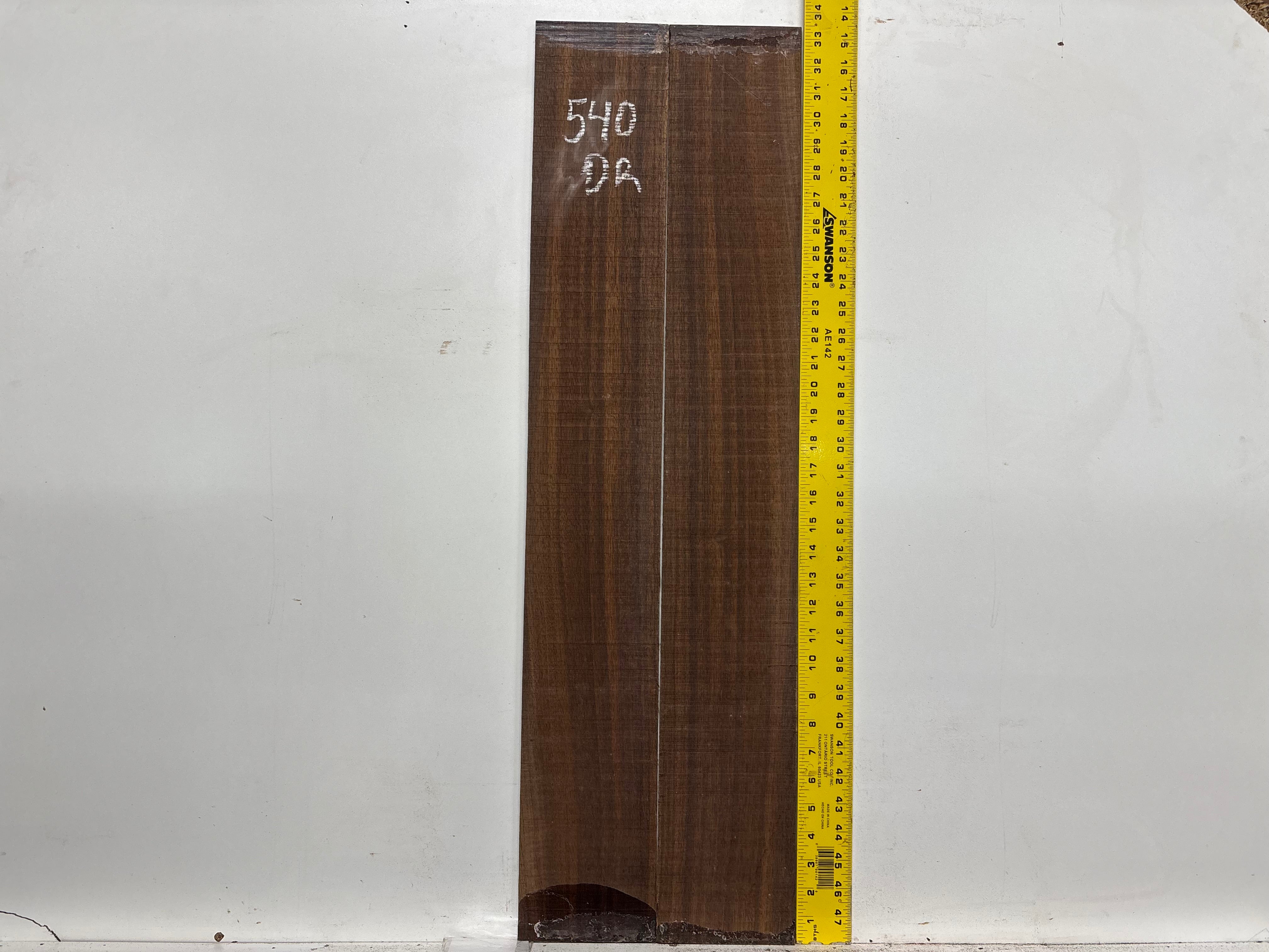 Indian Laurel Dreadnought Guitar Back and Side Set #540 - Exotic Wood Zone