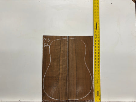 Indian Laurel Dreadnought Guitar Back and Side Set #543 - Exotic Wood Zone