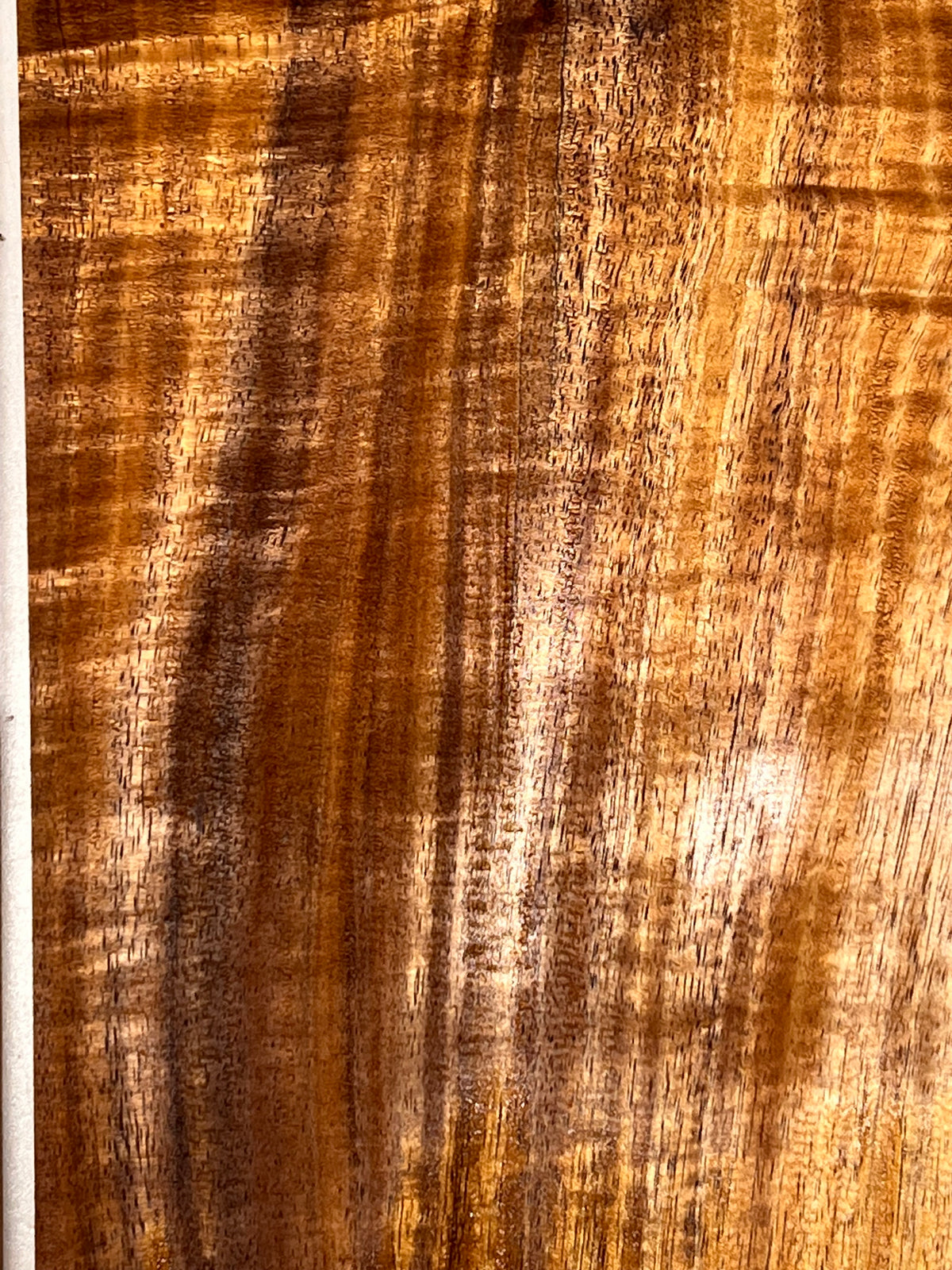 Curly Flame Hawaiian Koa Bookmatched Guitar Drop Tops 21" x 7-1/4" x 3/8" #164 - Exotic Wood Zone - Buy online Across USA 