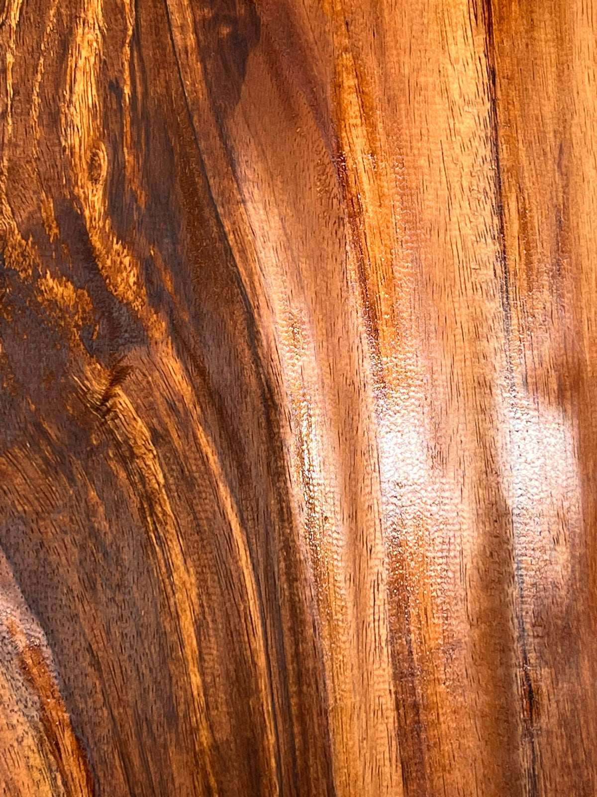 Curly Flame Hawaiian Koa Bookmatched Guitar Drop Tops 21" x 7-1/4" x 3/8" #166 - Exotic Wood Zone - Buy online Across USA 