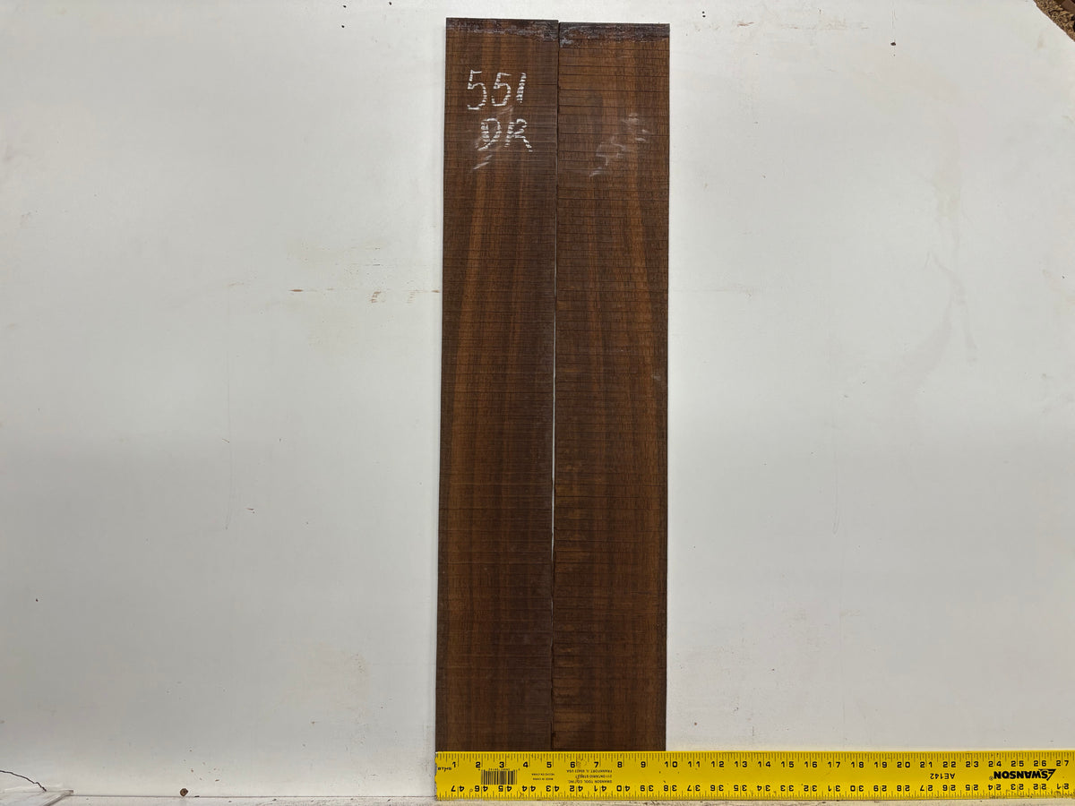 Indian Laurel Dreadnought Guitar Back and Side Set #551 - Exotic Wood Zone