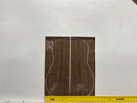 Indian Laurel Dreadnought Guitar Back and Side Set #554 - Exotic Wood Zone