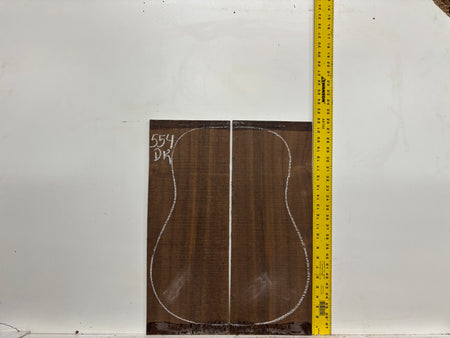 Indian Laurel Dreadnought Guitar Back and Side Set #554 - Exotic Wood Zone