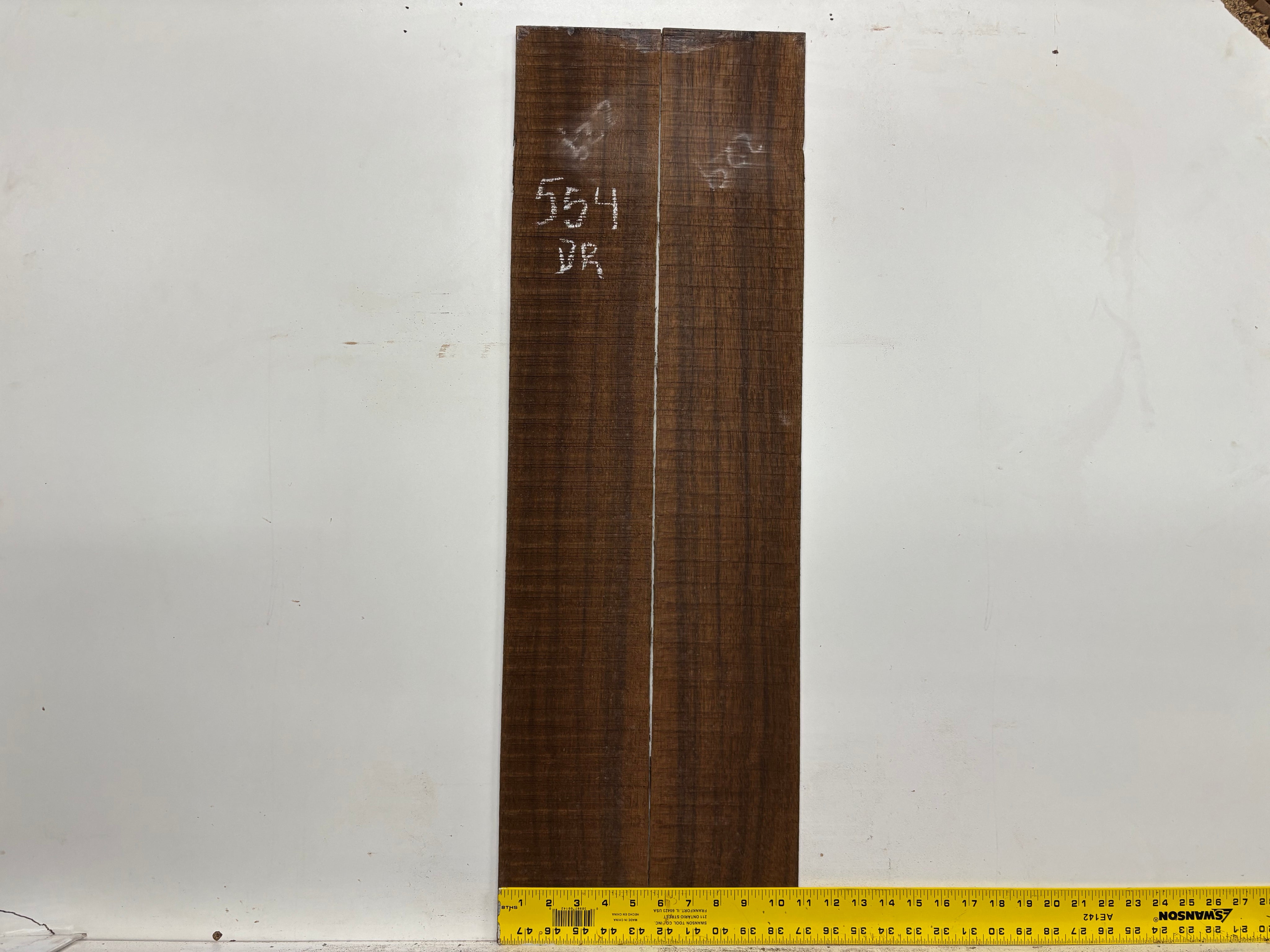Indian Laurel Dreadnought Guitar Back and Side Set #554 - Exotic Wood Zone
