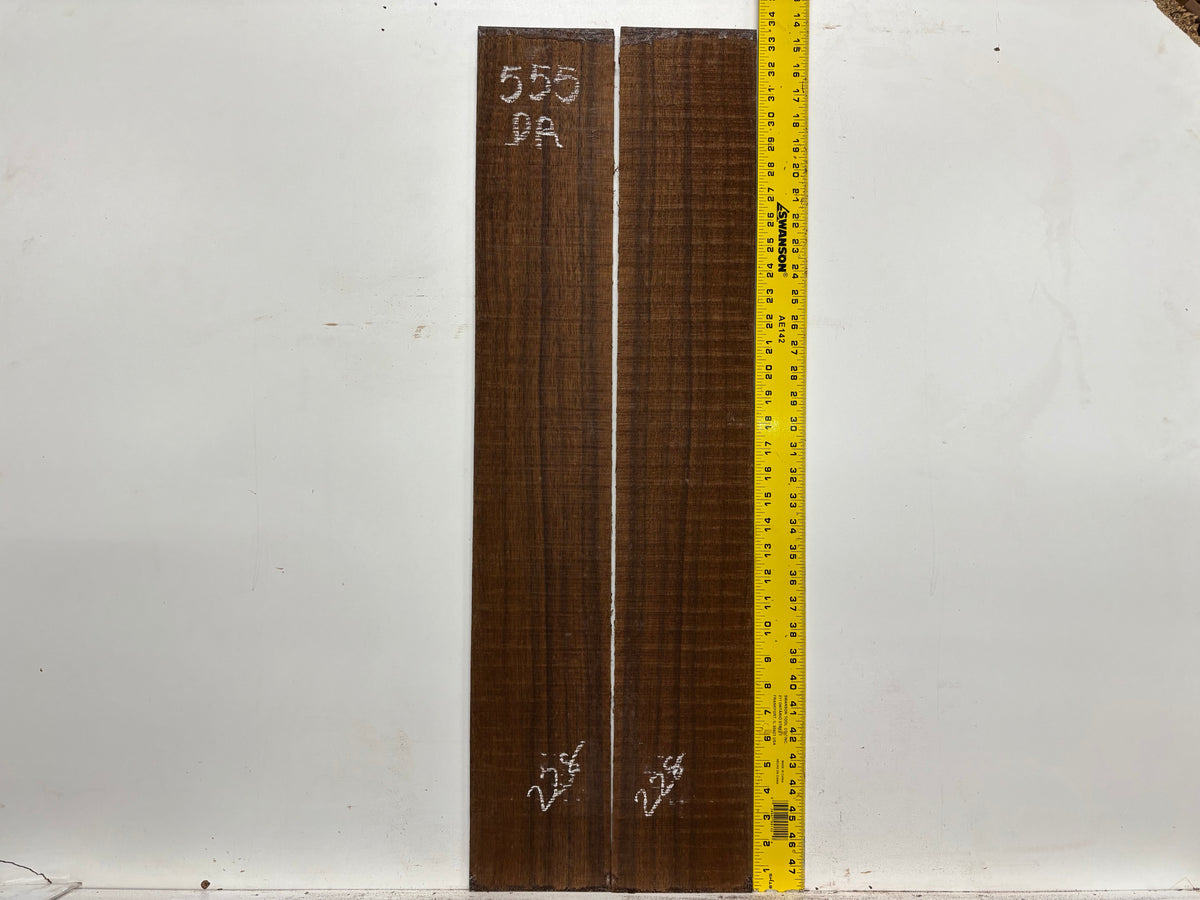 Indian Laurel Dreadnought Guitar Back and Side Set #555 - Exotic Wood Zone