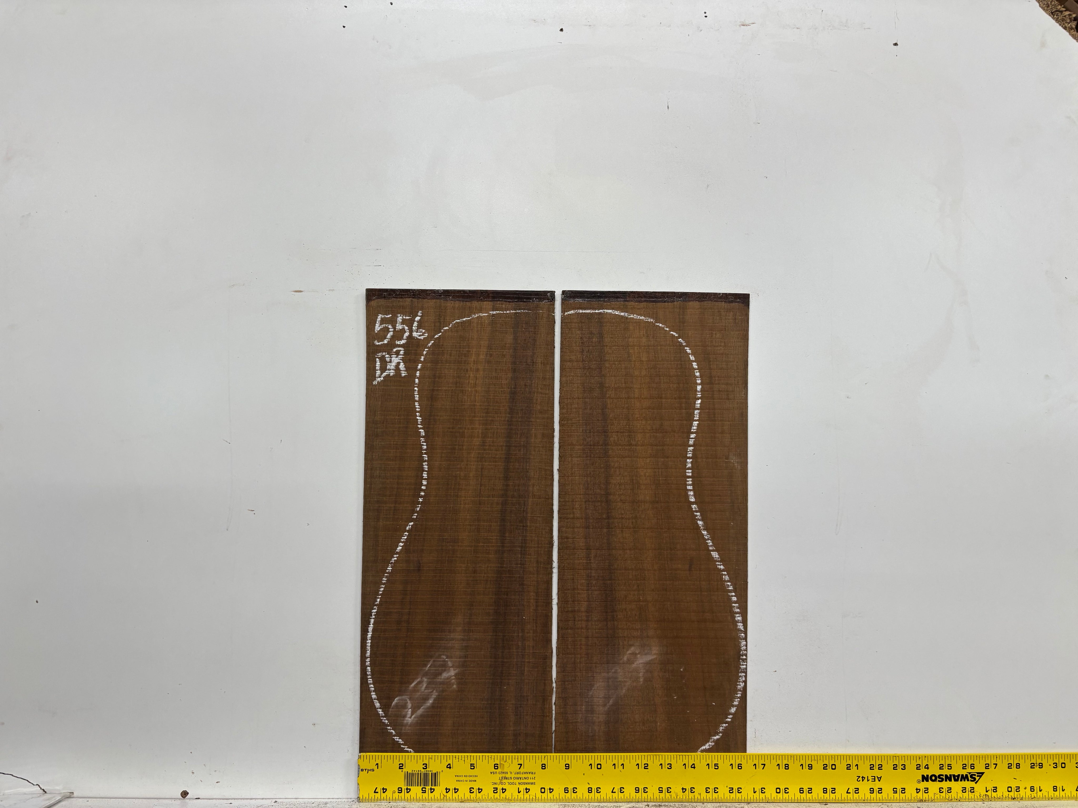 Indian Laurel Dreadnought Guitar Back and Side Set #556 - Exotic Wood Zone