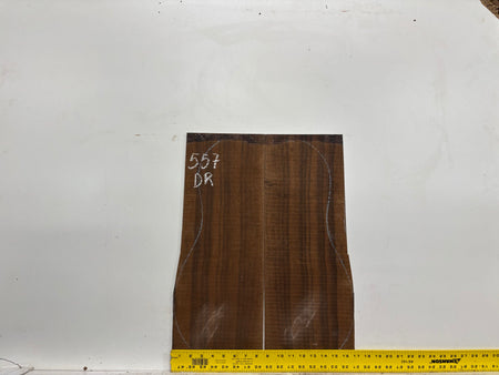 Indian Laurel Dreadnought Guitar Back and Side Set #557 - Exotic Wood Zone