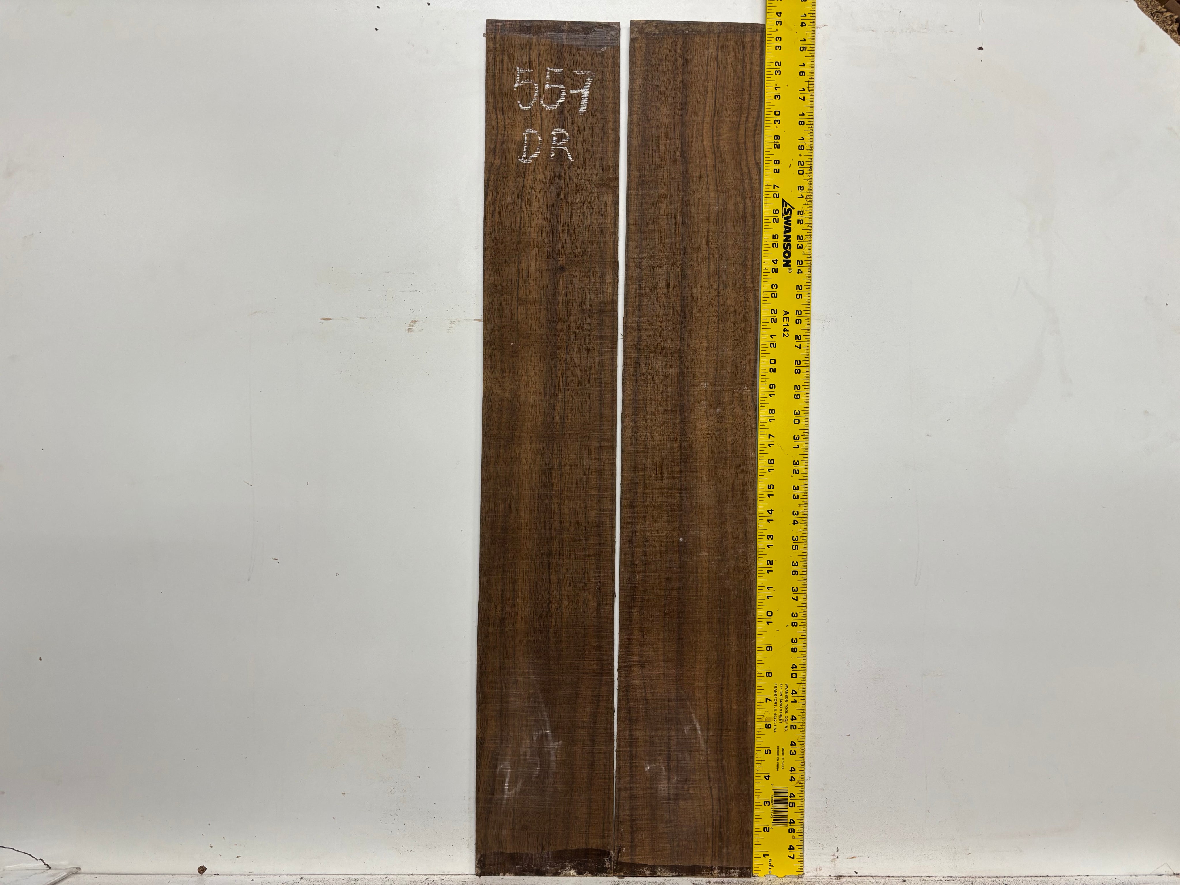 Indian Laurel Dreadnought Guitar Back and Side Set #557 - Exotic Wood Zone
