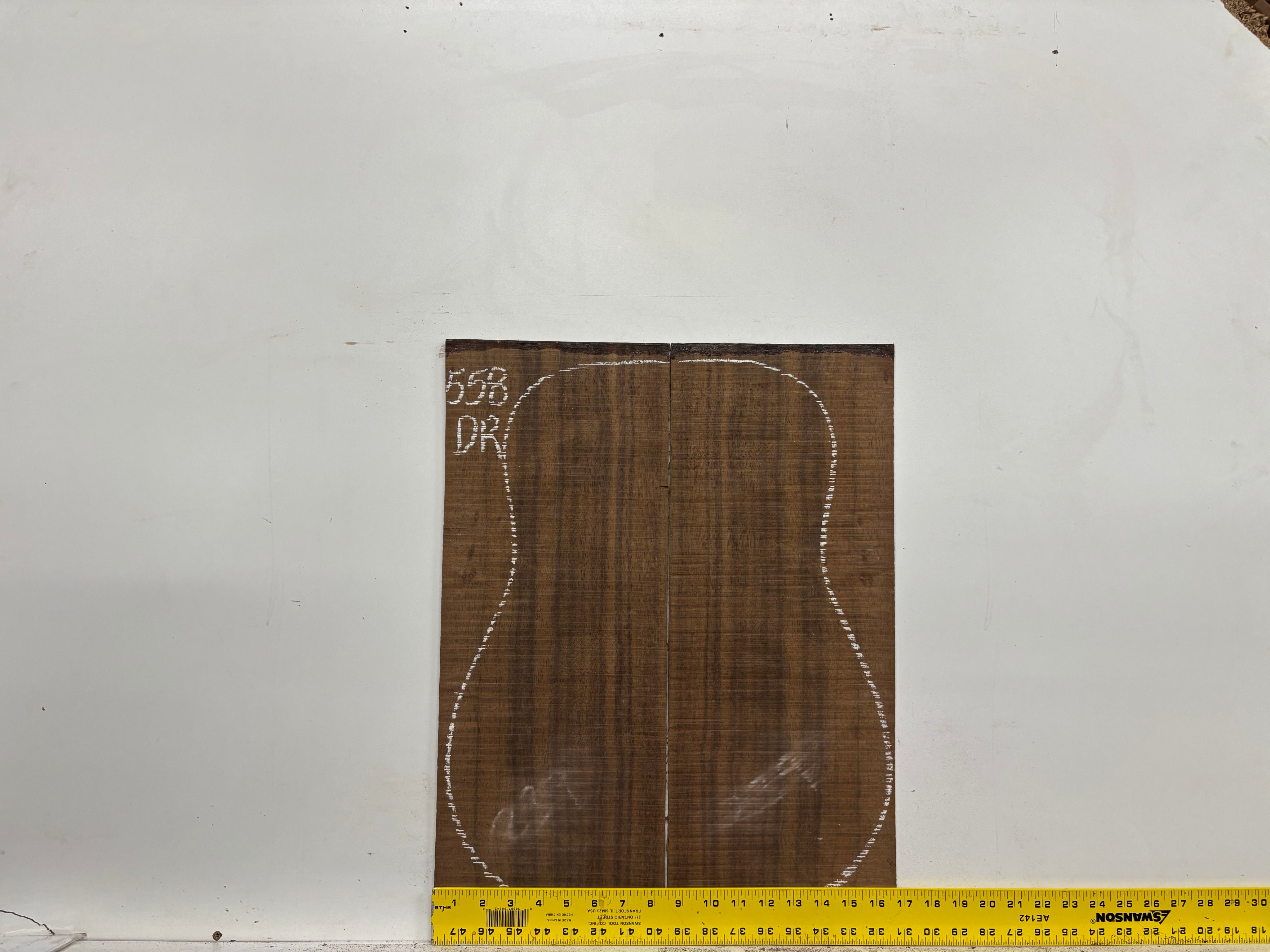Indian Laurel Dreadnought Guitar Back and Side Set #558 - Exotic Wood Zone
