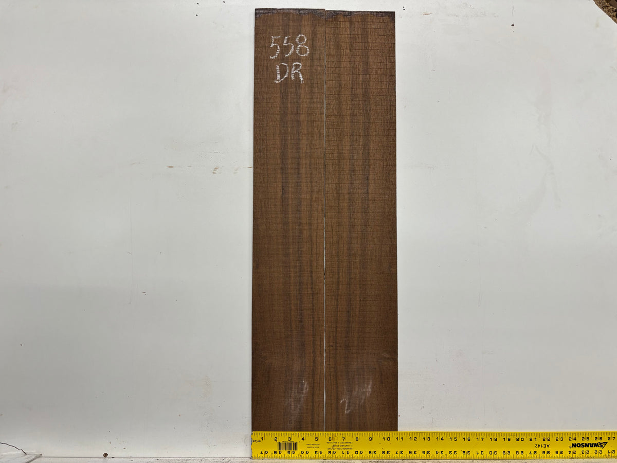 Indian Laurel Dreadnought Guitar Back and Side Set #558 - Exotic Wood Zone