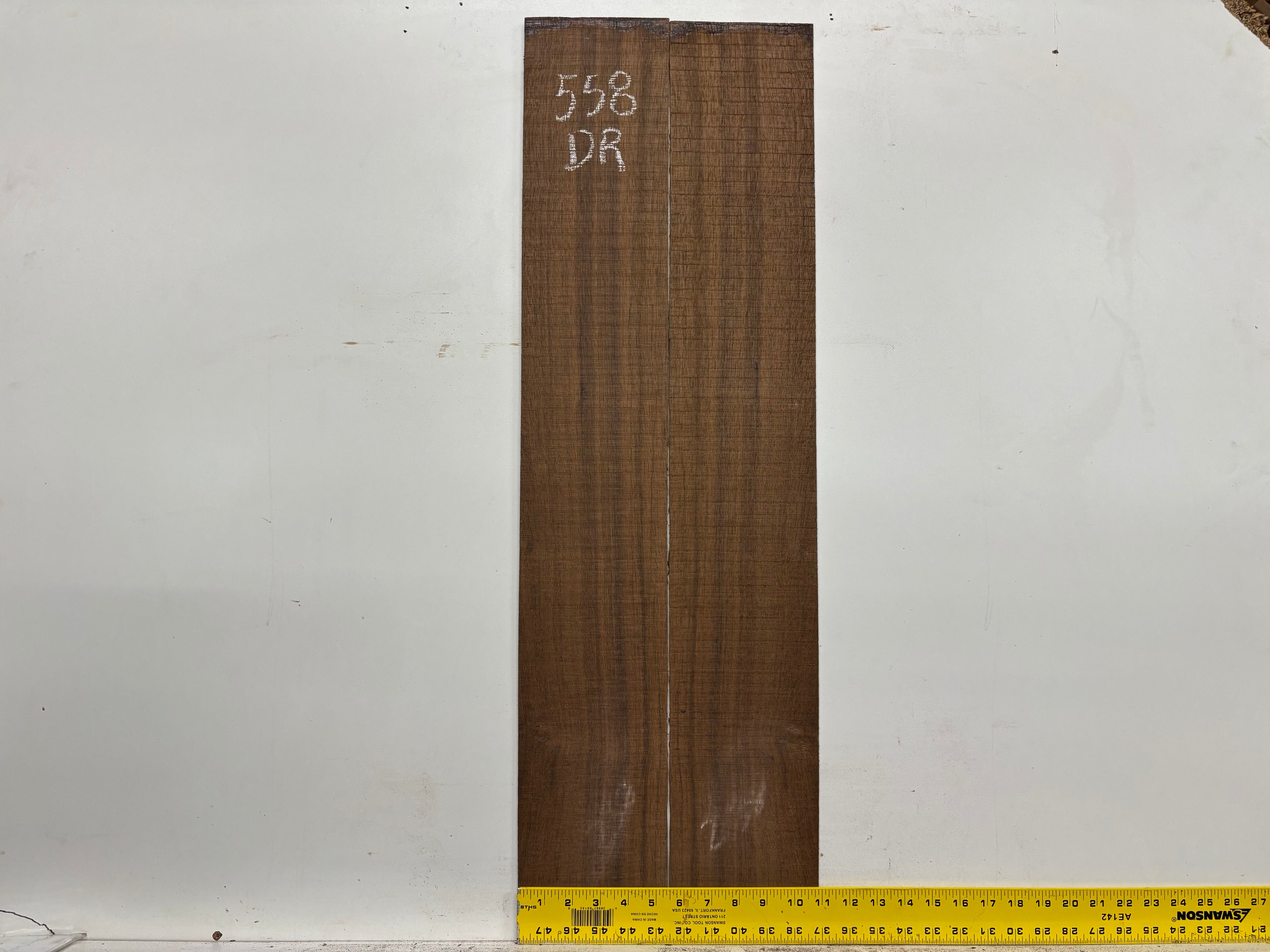 Indian Laurel Dreadnought Guitar Back and Side Set #558 - Exotic Wood Zone