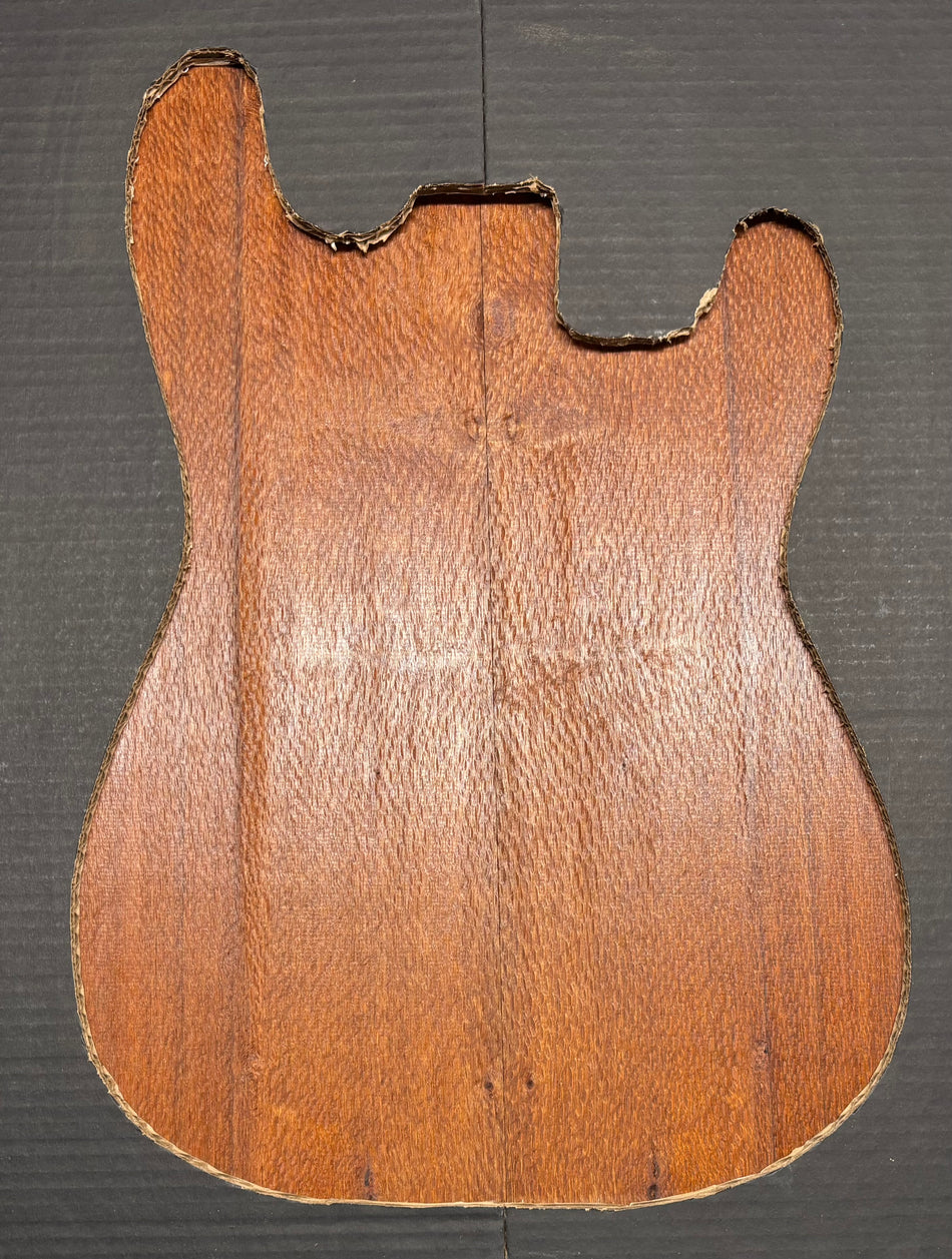 Leopardwood Guitar Drop Top - 21-1/4" x 7-1/8" x 3/8" #2008 Exotic Wood Zone 
