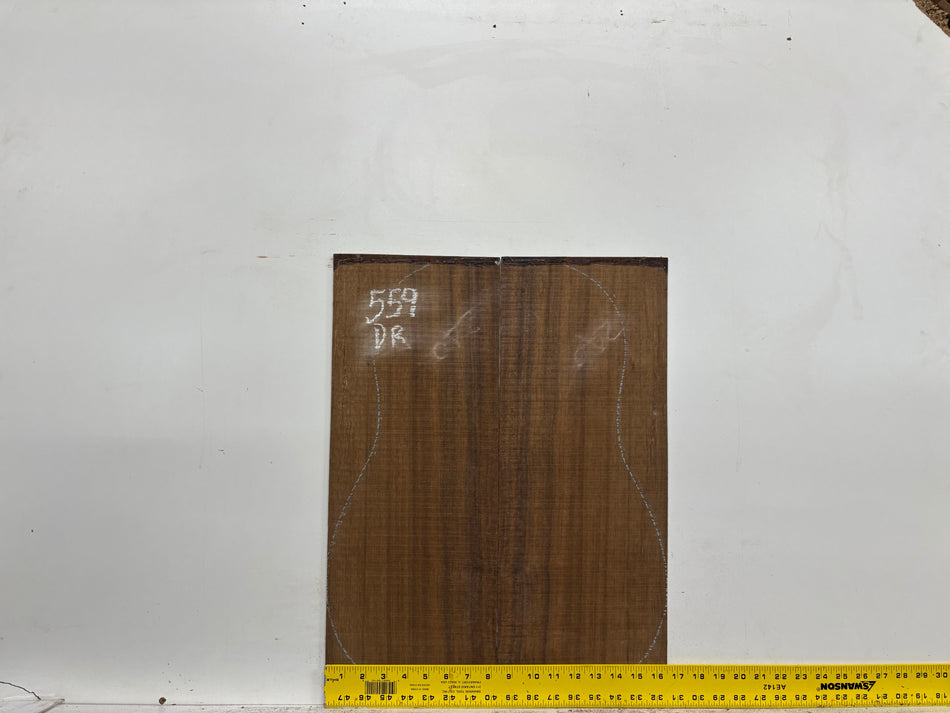 Indian Laurel Dreadnought Guitar Back and Side Set #559 - Exotic Wood Zone