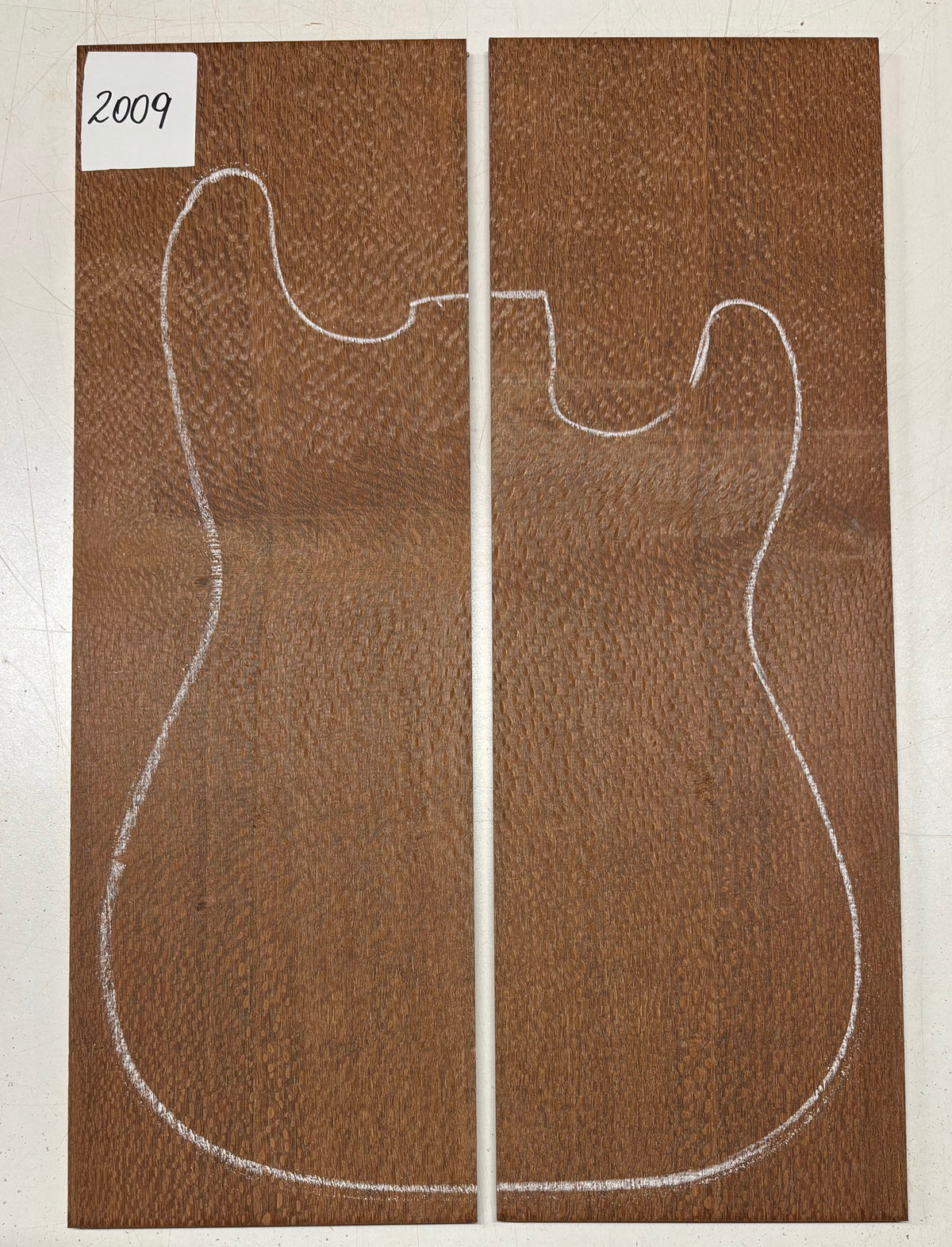 Leopardwood Guitar Drop Top - 21-1/4" x 7-1/8" x 3/8" #2009 Exotic Wood Zone 