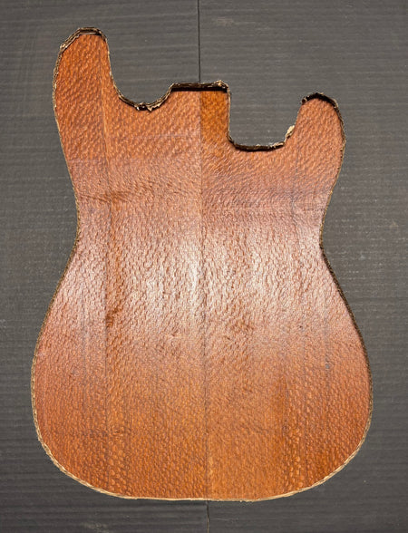 Leopardwood Guitar Drop Top - 21-1/4" x 7-1/8" x 3/8" #2009 Exotic Wood Zone 