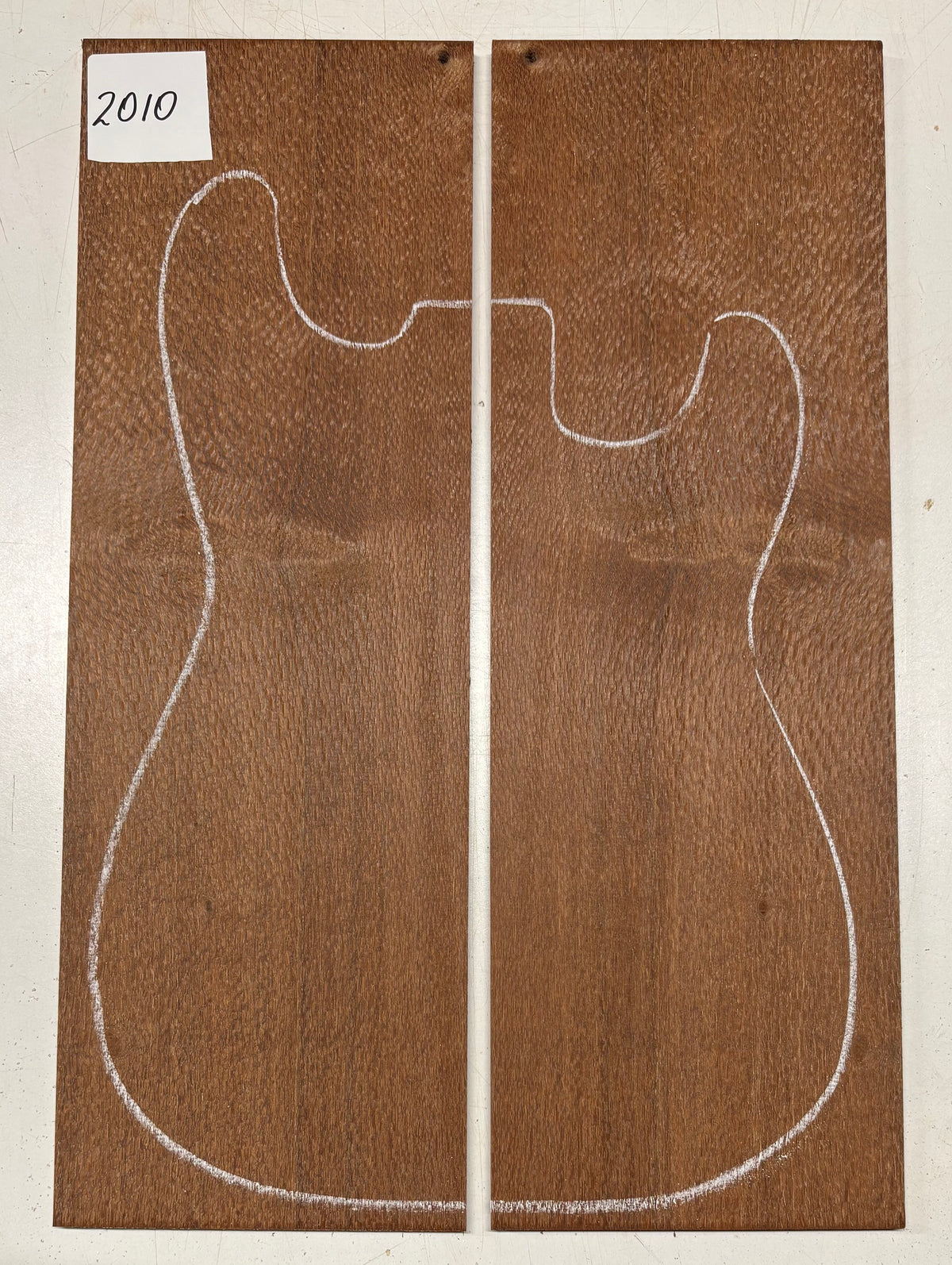 Leopardwood Guitar Drop Top - 21-1/4" x 7-1/8" x 3/8" #2010 Exotic Wood Zone 