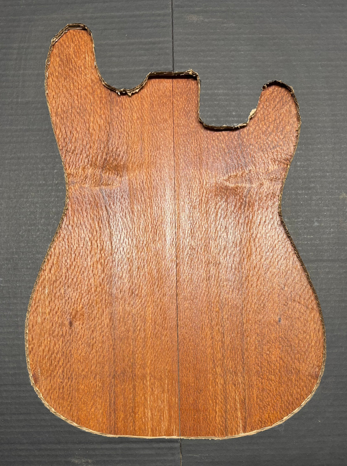 Leopardwood Guitar Drop Top - 21-1/4" x 7-1/8" x 3/8" #2010 Exotic Wood Zone 