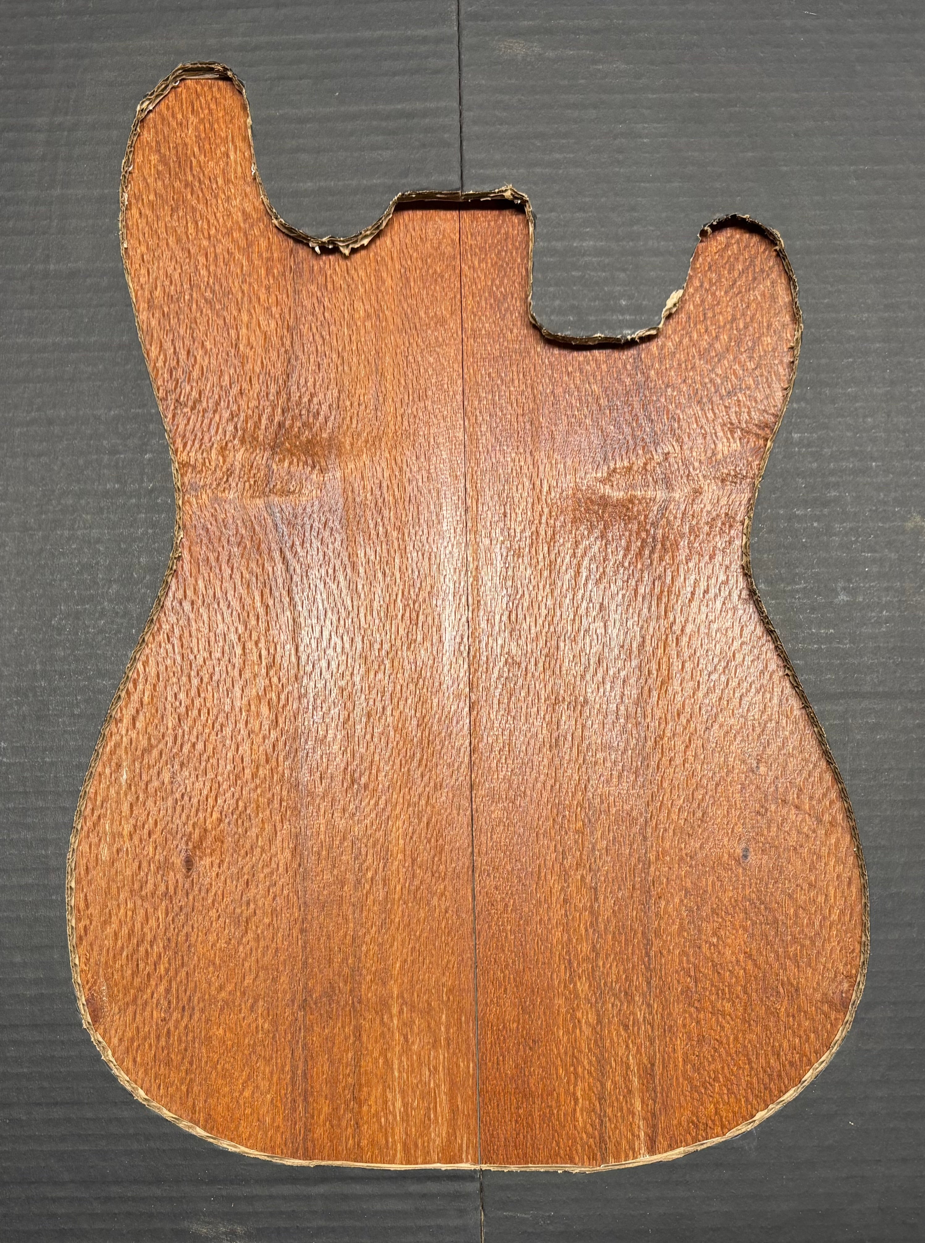 Leopardwood Guitar Drop Top - 21-1/4" x 7-1/8" x 3/8" #2010 Exotic Wood Zone 