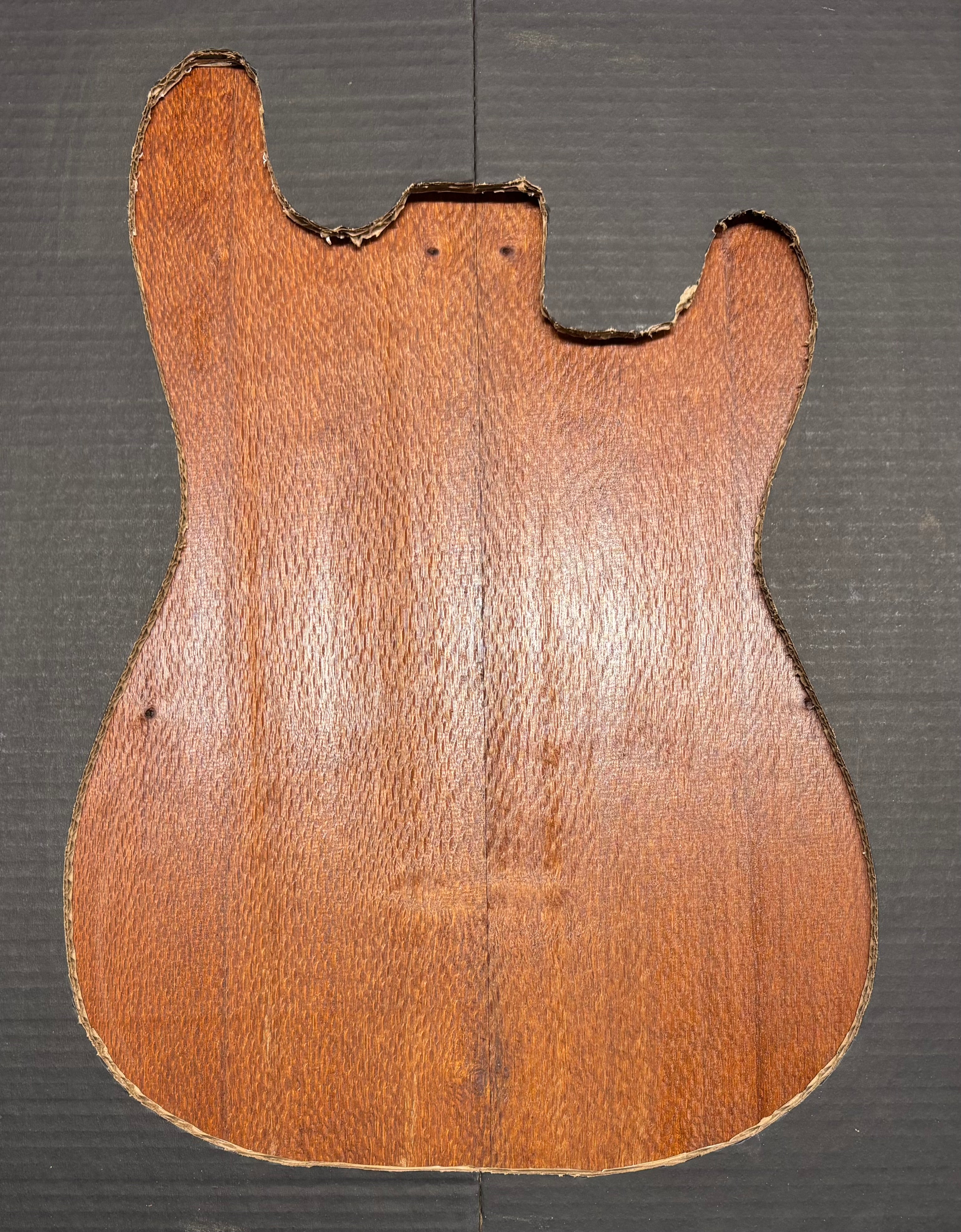 Leopardwood Guitar Drop Top - 21-1/4" x 7-1/8" x 3/8" #2011 Exotic Wood Zone 