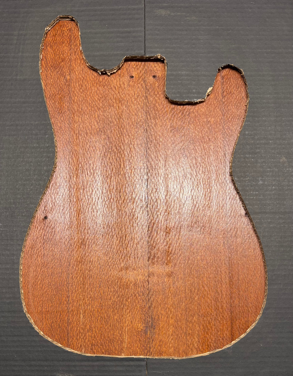 Leopardwood Guitar Drop Top - 21-1/4" x 7-1/8" x 3/8" #2011 Exotic Wood Zone 