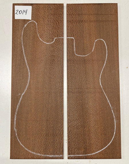 Leopardwood Guitar Drop Top - 21-1/4" x 7-1/8" x 3/8" #2014 Exotic Wood Zone 