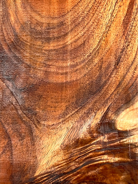 Curly Flame Hawaiian Koa Bookmatched Guitar Drop Tops 21" x 7-1/4" x 3/8" #181 - Exotic Wood Zone - Buy online Across USA 